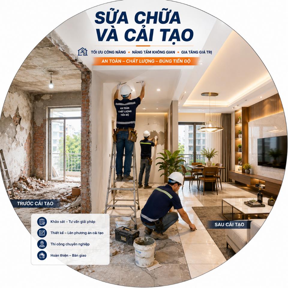 Sửa chữa và cải tạo